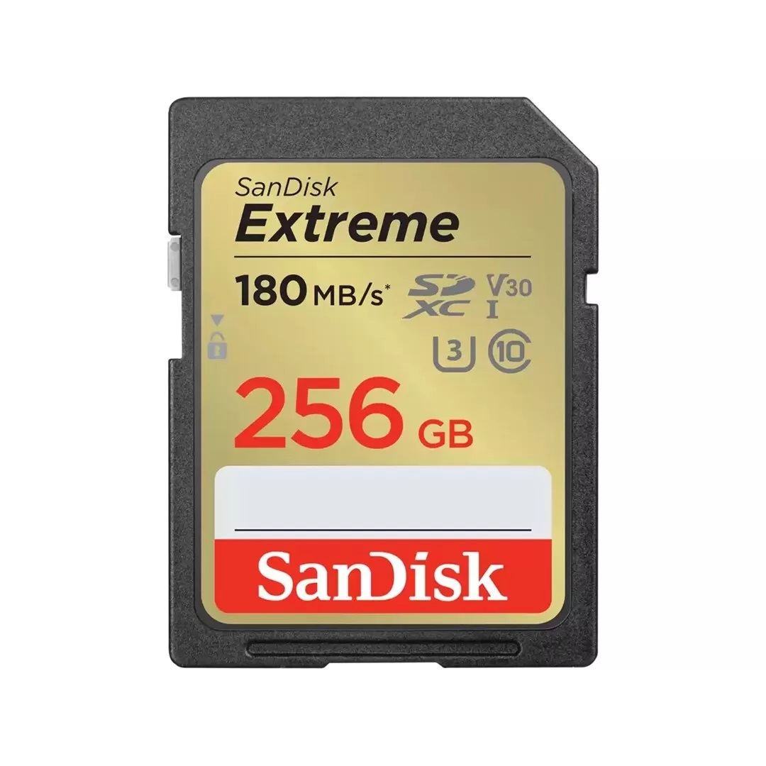 15437535665-15436678600-15340854629-s-l1600.jpg Cartão SDXC 256gb Sandisk Extreme 180mb/s - Imagem 1