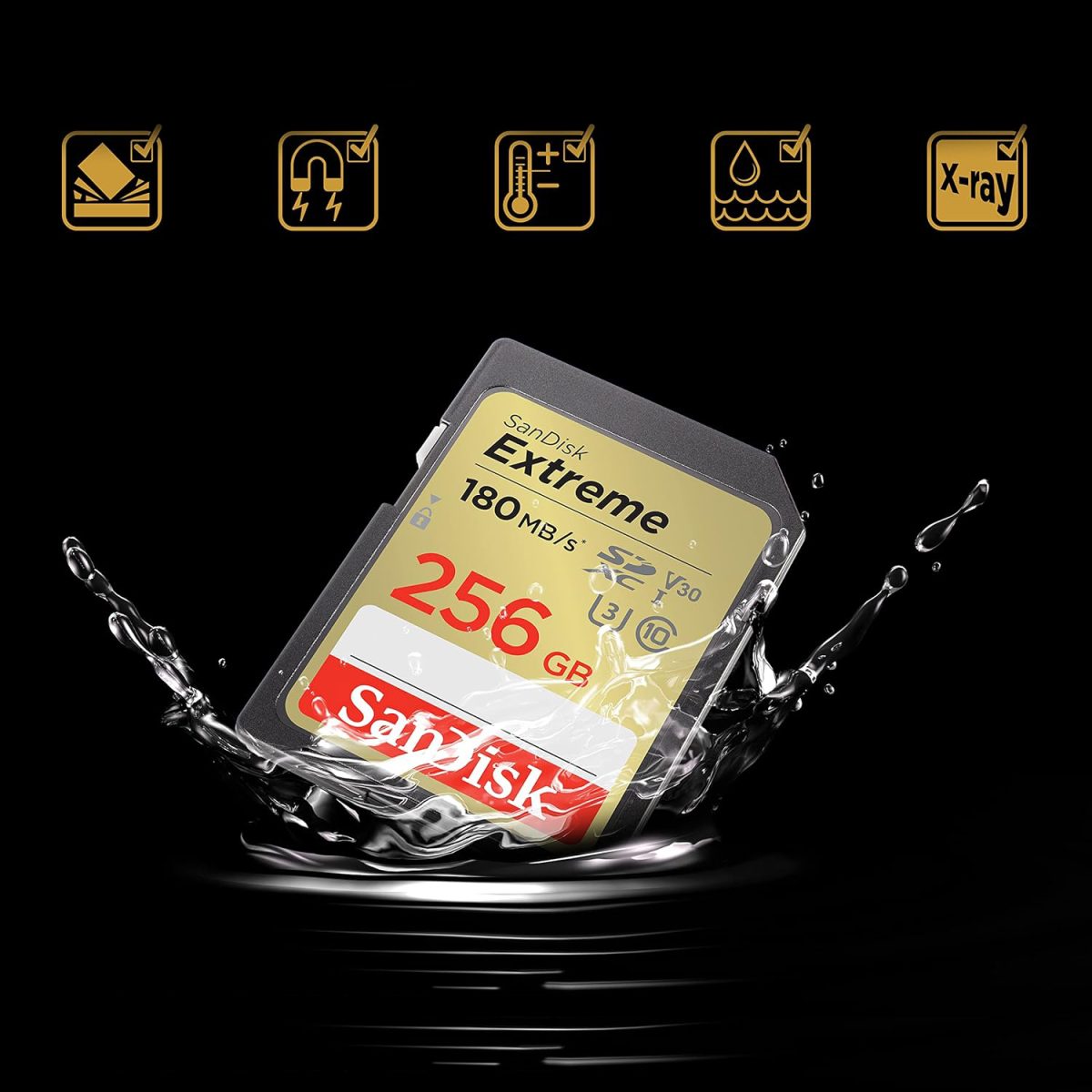 Cartão SDXC 256gb Sandisk Extreme 180mb/s - Imagem 3