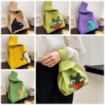 Bolsa de Mão Croché Fofo Instax Câmera Livros - Roxo - Imagem 2