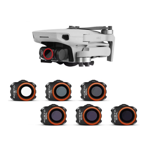 Kit 6 Filtros Para Drone Dji Mini 2/Mini 2 se ND4/8/16/32/PL