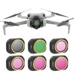 Kit 6 Filtros Sunnylife Para DJI Mini 4 Pro UV CPL ND