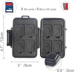 Case Estojo Para Cartão SD Micro Sd Resistente Com Alça - Imagem 2