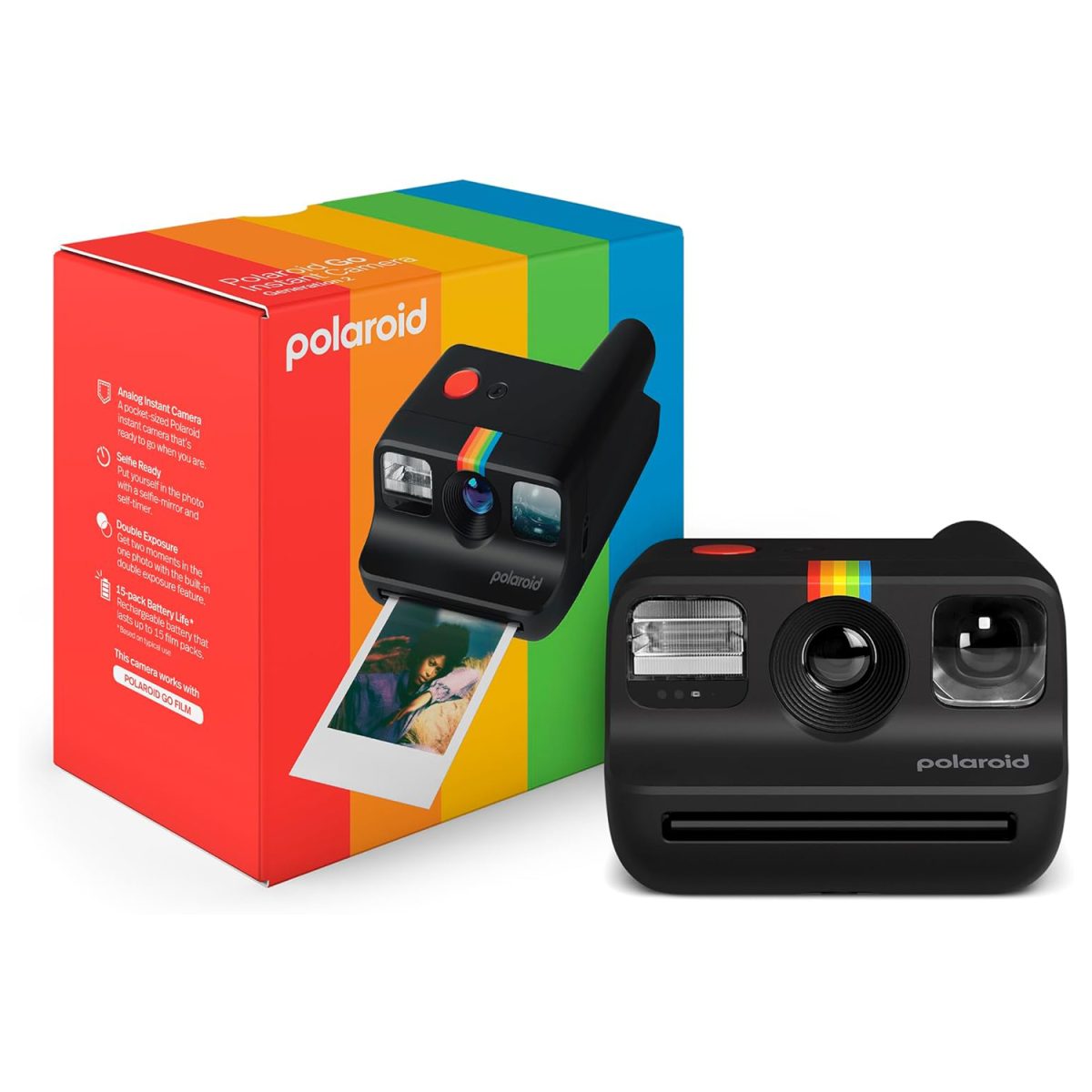 Câmera Instantânea Polaroid Go (2º Geração) - Preta - Imagem 5