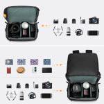 Mochila K&F Concept 22L + Bolsa Tiracolo 10L Para Câmera - Imagem 2