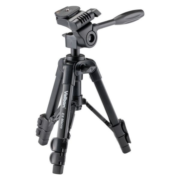 Tripé Velbon Ex-macro 56cm Capacidade 1,5kg Para Câmeras