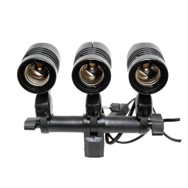 Suporte Para Sombrinha Com Soquete Triplo E-27 Greika