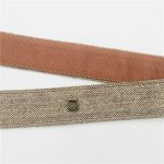 Alça Strap Couro Para Câmera Dslr Nikon Canon Com Pingente Marrom - Imagem 4