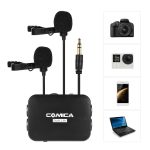 Microfone Lapela Duplo Comica Com Central D03 - Imagem 2