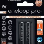 Pilhas Panasonic  Pro AA 2550mAh Recarregável