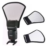 Difusor Rebatedor Pá Rígido Para Flash Speedlight Universal - Imagem 3