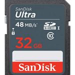 Cartão SD 32gb Sandisk Ultra 48mb/s