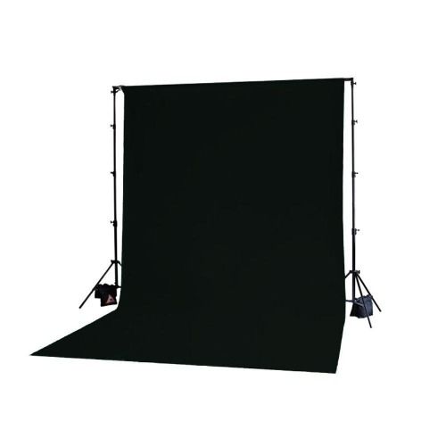 5901434565-preto1.jpg Fundo Fotográfico Tecido Preto Muslin Background 3x5m - Imagem 1