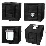 Tenda Led Portátil 40x40 50w Com Difusor E Fundos Coloridos - Imagem 3