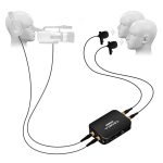 Microfone Lapela Duplo Comica Com Central D03