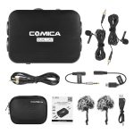 Microfone Lapela Duplo Comica Com Central D03 - Imagem 3