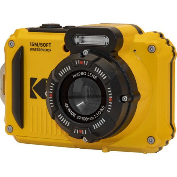 Câmera Subaquática Kodak Pixpro WPZ2 Com Wifi - Amarelo