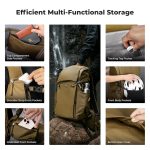 Mochila K&F Concept 40L P/ Câmeras Equipamentos - KF13.207 - Imagem 3