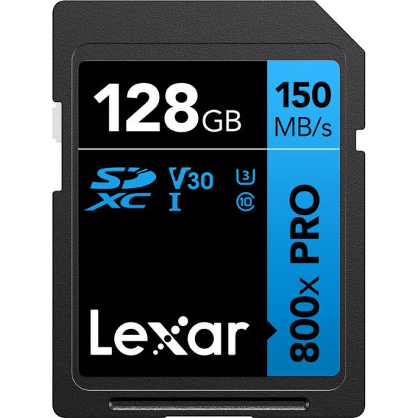 Cartão SDHC Lexar Blue 128GB 800x Pro UHS-I 150MB/s