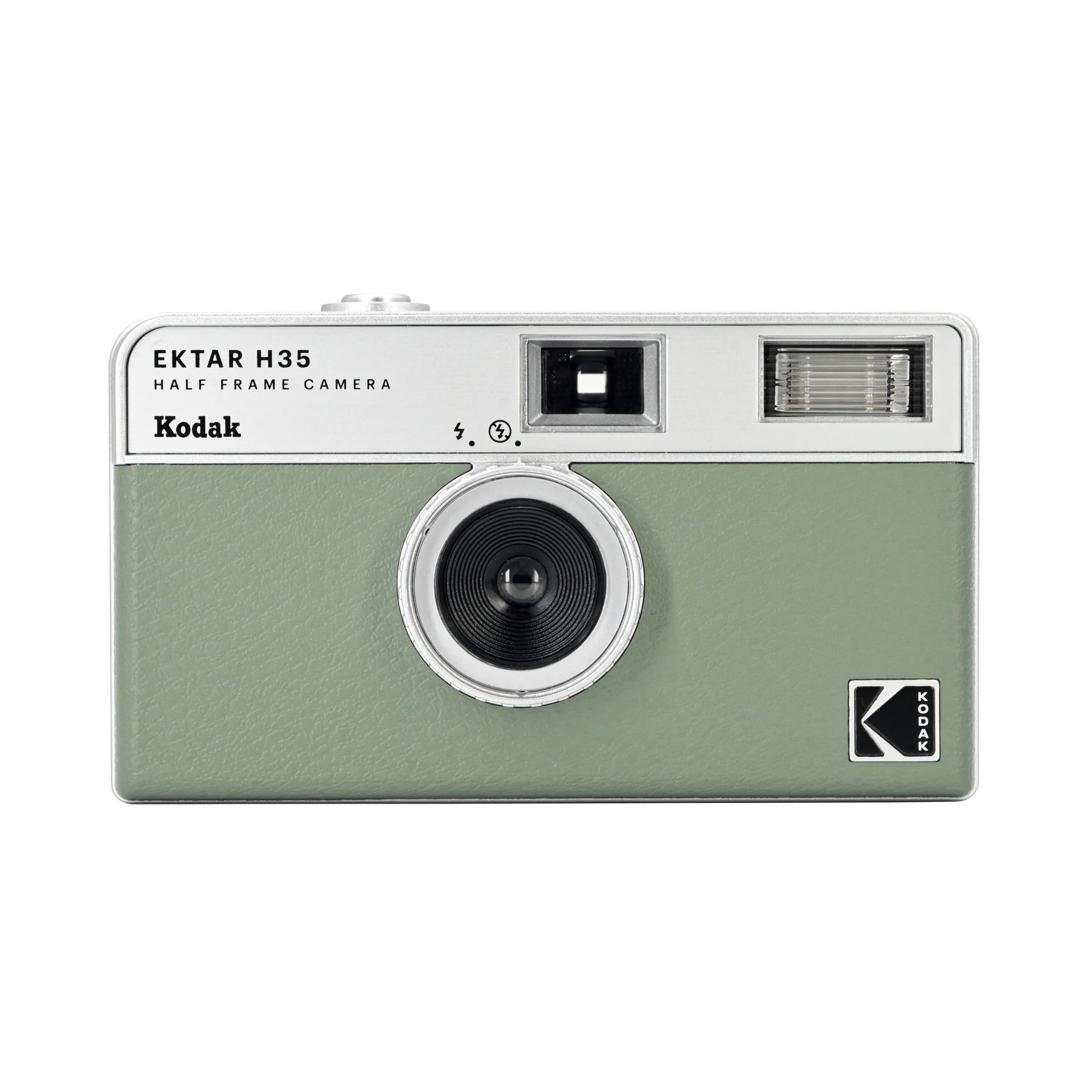 15539080723-1.jpg Câmera De Meio Quadro Kodak Ektar H35 - 35mm - Verde - Imagem 1