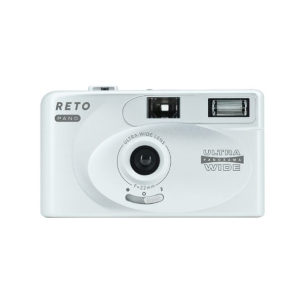 Câmera Analógica Reto Pano 35mm Com Flash - Branco