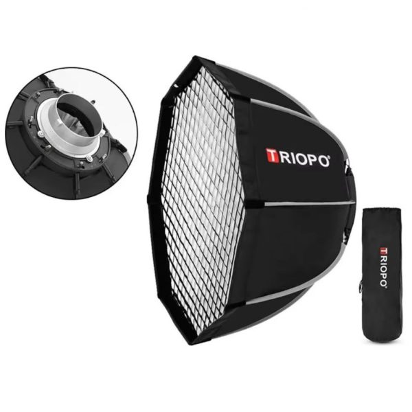 Octabox Triopo 90cm Bowens Com Difusor + Grid - K2-90