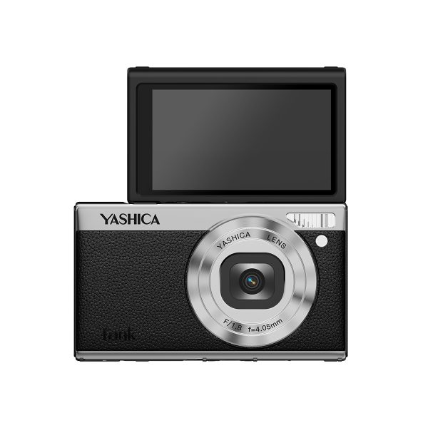Câmera Digital Yashica Tank 12MP 4K com Tela Flip - Preto