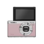 Câmera Digital Yashica Tank 12MP 4K com Tela Flip - Rosa